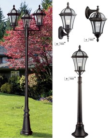 Aplica de exterior stil traditional IP44 Capri 1563 SRT