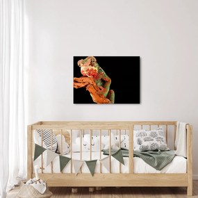 Tablou cu cameleon pe creangă (70x50 cm)