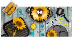 Oală din aluminiu neaderent cu capac din sticlă Orion Grande, ⌀ 24 cm