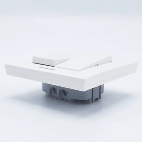 Comutator cu led Karre Plus Panasonic, ST, alb