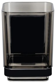 WENKO 71443800 - Pahar VACUUM-LOC QUADRO ED 7,5x10 cm, negru