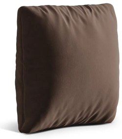 Pernă pentru canapea maro cu tapițerie din catifea Kemi – Cosmopolitan Design