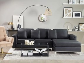 Colțar din piele Oulu (negru) (D) . 1008859