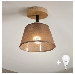 Lustră aplicată Brilagi ANTHONY 1xE14/60W/230V stejar/maro