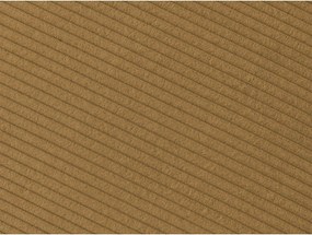 Canapea galben-muștar cu tapițerie din catifea reiată 170 cm Giorgia – Bobochic Paris