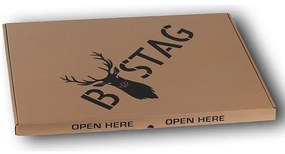 Ceas de perete Bystag 805BSG1104, 50x50 cm, Metal, Negru