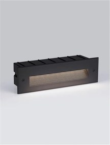 Spot LED incastrabil exterior, ambiental, IP65, POLKA negru