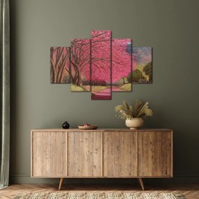 Tablou cu copaci înfloriți (150x105 cm)