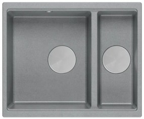 Chiuveta din granit Logan 150 gri metalic