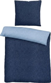 Lenjerie de pat din bumbac VELORIA albastra Dimensiune lenjerie de pat: 70 x 80 cm | 140 x 200 cm