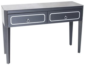 Consola Marina negru/silver – H78 cm