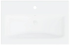 Dulap cu chiuveta incorporata, alb, PAL Alb, 60 x 38.5 x 46 cm