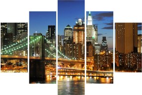 Tablou - Pod cu New York (150x105 cm)