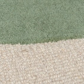 Covor verde țesut manual din lână 120x170 cm Glow Green &amp; Blue – Flair Rugs