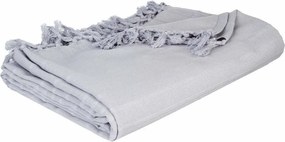 Cuvertură de pat din bumbac cu franjuri