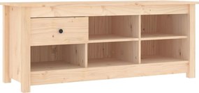 vidaXL Dulap pentru pantofi, 110x38x45,5 cm, lemn masiv de pin