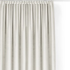 Draperie crem dimout (semi-opacă) din catifea 200x270 cm Velto – Filumi