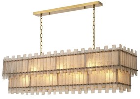 Lustra suspendata design LUX Caprera Rectangular, alama antica 115819 HZ