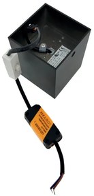 Spot LED LED/5W/230V 3000/4000/6400K 7,5x7,5 cm negru