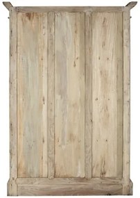 Vitrina, natur, din lemn reciclat, Pastel