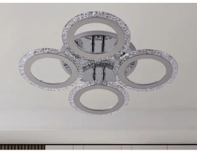 Lustră LED RGB aplicată dimabilă LED/55W/230V 3000-6500K + telecomandă