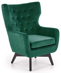 Fotoliu Marvel, verde/negru