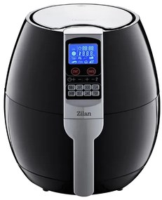 Friteuza Air Fryer Digital ZILAN ZLN-3604, Negru 1500 W, Capacitate 3.5 l, Timer 30 min,