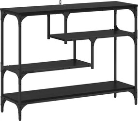 vidaXL Masă de consolă Stejar Negru 100 x 30 x 75 cm Lemn compozit