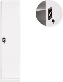 Dulap metalic îngust Tokio White