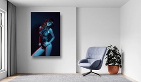 Tablou Canvas - Femeie sexy in lenjerie transparenta