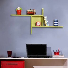 Raft de perete Adore Windmill cu 3 Compartimente, 100 x 50 x 18 cm