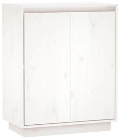 Servanta, alb, 60x34x75 cm, lemn masiv de pin 1, Alb