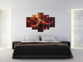 Tablou - Octopus, pictură în ulei (150x105 cm)
