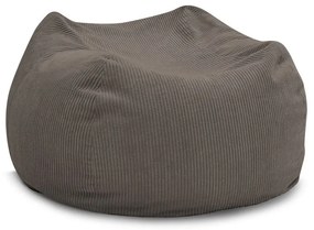 Fotoliu bean bag gri/maro Voltaire – Bobochic Paris