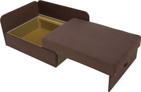 Canapea extensibilă, maro Taupe, MONTES UNI