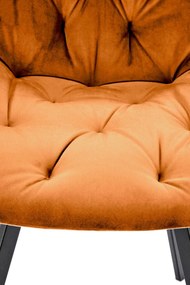 Scaun K519 velvet cinnamon