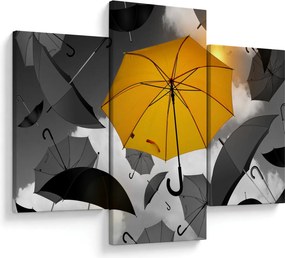 Tablou - Umbrelă galbenă (90x60 cm)