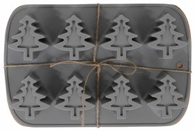 Forma de copt din silicon BRAZI DE CRACIUN, gri