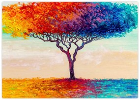 Tablou cu pom pictat (70x50 cm)