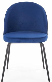 Scaun K314 velvet albastru