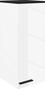 HOMCOM Dulap de Baie, Dulap Suspendat cu 3 Rafturi și Polițe Reglabile, 30x32x73 cm, Alb | Aosom Romania