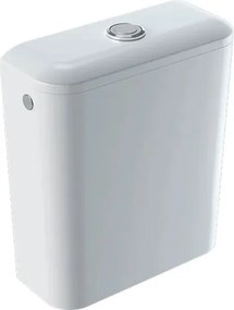 Rezervor pe vas wc Geberit Icon Square ceramica cu alimentare laterala