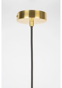 Lustră aurie cu abajur din sticlă ø 12 cm Robin - White Label