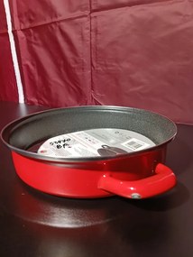 La mâna a doua: Cratita pentru plita si cuptor Rosberg R51222A28, 28 cm, Inductie, Rosu