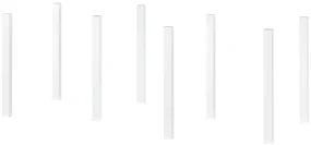 Set Complet: Pat Supraetajat Forrest Beech pentru Camera Copii, 90x200 cm, cu Sertar Pat și Barieră de Siguranță, din Lemn Masiv de Fag, Alb – Vipack