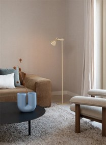 Lampa de podea din metal bej Stavanger