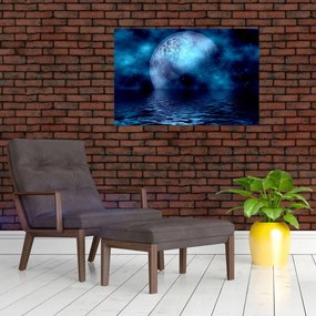 Tablou Luna deasupra mării (90x60 cm)