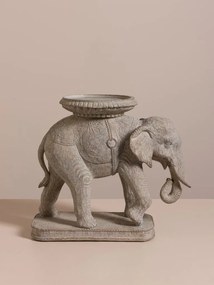 Suport lumanare din polirasină, „Elephant Royal”