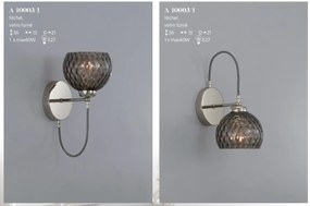 Aplica de perete moderna design italian 10003 fumuriu