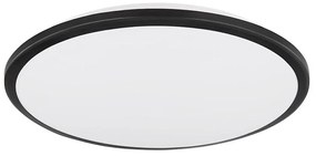 Plafonieră LED Globo 41569-18B XANDER LED/18W/230V 3000K d. 35 cm negru